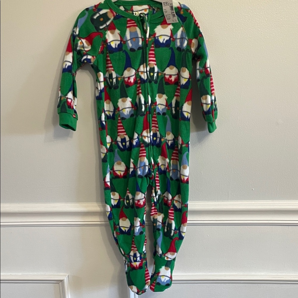 Festive Gnome Green Onesie